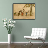 Copy A famous painting in a bowler hat HD Canvas Print Home Decor Paintings Wall Art Pictures