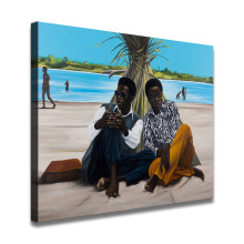 Two black men posters HD Canvas Print Home Decor Paintings Wall Art Pictures