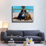 Two black men posters HD Canvas Print Home Decor Paintings Wall Art Pictures