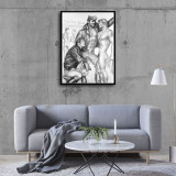 Gay, faggotry figure Art HD Canvas Print Home Decor Paintings Wall Art Pictures