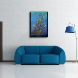 Dragonfly sailboat Art HD Canvas Print Home Decor Paintings Wall Art Pictures