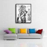 Gay, faggotry figure Art HD Canvas Print Home Decor Paintings Wall Art Pictures