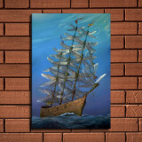 Dragonfly sailboat Art HD Canvas Print Home Decor Paintings Wall Art Pictures