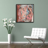 Les Demoiselles d'Avignon poster Art HD Canvas Print Home Decor Paintings Wall Art Pictures