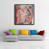 Les Demoiselles d'Avignon poster Art HD Canvas Print Home Decor Paintings Wall Art Pictures