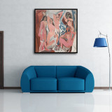 Les Demoiselles d'Avignon poster Art HD Canvas Print Home Decor Paintings Wall Art Pictures