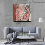 Les Demoiselles d'Avignon poster Art HD Canvas Print Home Decor Paintings Wall Art Pictures