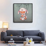 The baby frowned poster Art HD Canvas Print Home Decor Paintings Wall Art Pictures