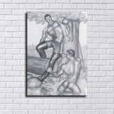 Gay, faggotry figure Art posters HD Canvas Print Home Decor Paintings Wall Art Pictures