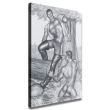 Gay, faggotry figure Art posters HD Canvas Print Home Decor Paintings Wall Art Pictures