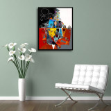 Colour Art abstract figure posters Art HD Canvas Print Home Decor Paintings Wall Art Pictures