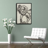 Gay, faggotry figure Art HD Canvas Print Home Decor Paintings Wall Art Pictures