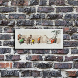 The dogs are in line  HD Canvas Print Home Decor Paintings Wall Art Pictures