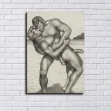 Gay, faggotry figure Art HD Canvas Print Home Decor Paintings Wall Art Pictures