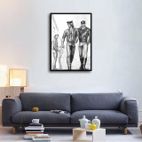 Gay, faggotry figure Art HD Canvas Print Home Decor Paintings Wall Art Pictures