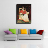 A distorted, distorted and blurred figure painting Art poster HD Canvas Print Home Decor Paintings Wall Art Pictures