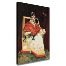 A distorted, distorted and blurred figure painting Art poster HD Canvas Print Home Decor Paintings Wall Art Pictures