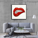 Sexy lips Art HD Canvas Print Home Decor Paintings Wall Art Pictures