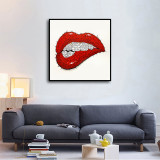 Sexy lips Art HD Canvas Print Home Decor Paintings Wall Art Pictures