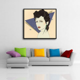 Seductive Female in Profile Art HD Canvas Print Home Decor Paintings Wall Art Pictures