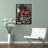 Pablo Picasso《 The Kiss 》 Art HD Canvas Print Home Decor Paintings Wall Art Pictures