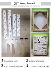 DIY WoodFramed constitute  