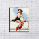 Woman Art poster HD Canvas Print Home Decor Paintings Wall Art Pictures