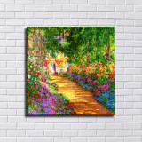 Flower path, beautiful flower Art HD Canvas Print Home Decor Paintings Wall Art Pictures