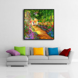 Flower path, beautiful flower Art HD Canvas Print Home Decor Paintings Wall Art Pictures