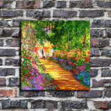 Flower path, beautiful flower Art HD Canvas Print Home Decor Paintings Wall Art Pictures