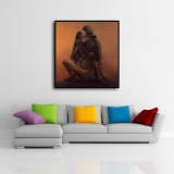 Zdzislaw Beksinski Embrace Ultra HD Canvas Print Home Decor Paintings Wall Art Pictures