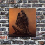 Zdzislaw Beksinski Embrace Ultra HD Canvas Print Home Decor Paintings Wall Art Pictures