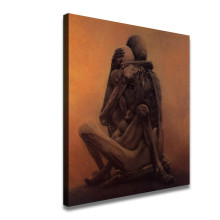 Zdzislaw Beksinski Embrace Ultra HD Canvas Print Home Decor Paintings Wall Art Pictures