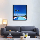 City Garden by Hiroshi Nagai HD Canvas Print Home Decor Paintings Wall Art Pictures