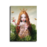 Fantasy doll paintings by Italian female illustrator Nicoletta Ceccoli HD Canvas Print Home Decor Paintings Wall Art Pictures