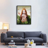 Fantasy doll paintings by Italian female illustrator Nicoletta Ceccoli HD Canvas Print Home Decor Paintings Wall Art Pictures