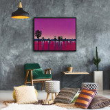 City Garden by Hiroshi Nagai HD Canvas Print Home Decor Paintings Wall Art Pictures