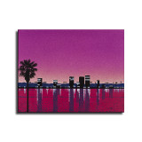 City Garden by Hiroshi Nagai HD Canvas Print Home Decor Paintings Wall Art Pictures