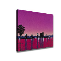 City Garden by Hiroshi Nagai HD Canvas Print Home Decor Paintings Wall Art Pictures