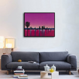 City Garden by Hiroshi Nagai HD Canvas Print Home Decor Paintings Wall Art Pictures