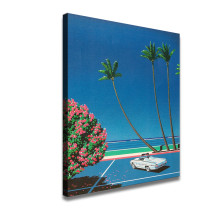 City Garden by Hiroshi Nagai HD Canvas Print Home Decor Paintings Wall Art Pictures