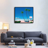 City Garden by Hiroshi Nagai HD Canvas Print Home Decor Paintings Wall Art Pictures