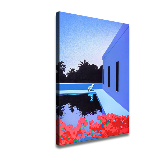 City Garden by Hiroshi Nagai HD Canvas Print Home Decor Paintings Wall Art Pictures