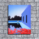 City Garden by Hiroshi Nagai HD Canvas Print Home Decor Paintings Wall Art Pictures