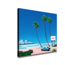 City Garden by Hiroshi Nagai HD Canvas Print Home Decor Paintings Wall Art Pictures