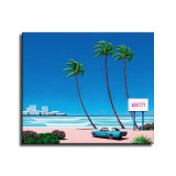 City Garden by Hiroshi Nagai HD Canvas Print Home Decor Paintings Wall Art Pictures