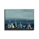 Yves Tanguy    Double Black   HD Canvas Print Home Decor Paintings Wall Art Pictures