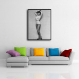 Bettie Page Nude HD Canvas Print Home Decor Paintings Wall Art Pictures