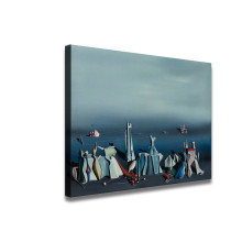 Yves Tanguy    Double Black   HD Canvas Print Home Decor Paintings Wall Art Pictures