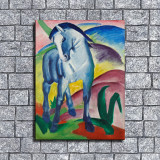 Blue Horse Art Print Poster by Marc, Franz Art HD Canvas Print Home Decor Paintings Wall Art Pictures